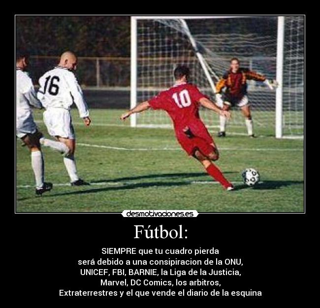 carteles futbol futbol desmotivaciones