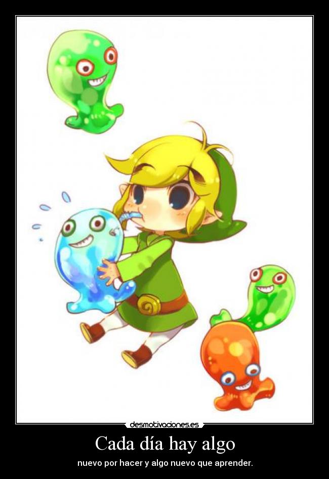 carteles link thelegendofzelda cada dia hay algo desmotivaciones