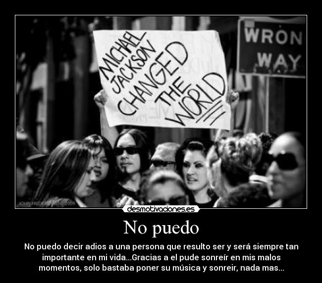 No puedo -