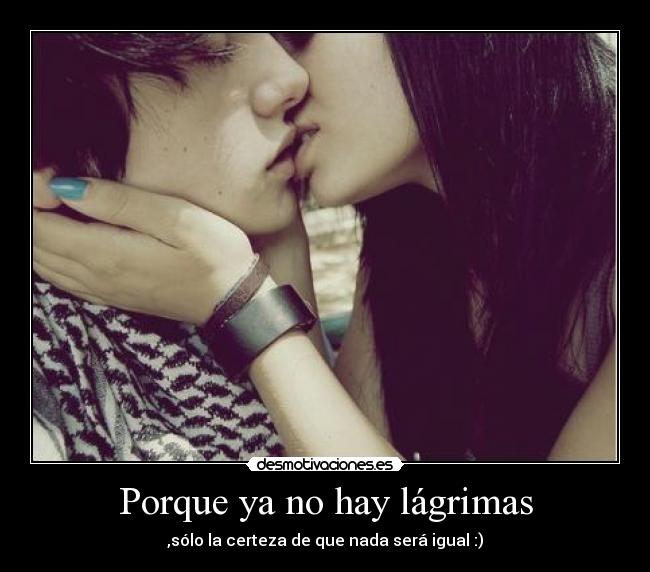 Porque ya no hay lágrimas - 