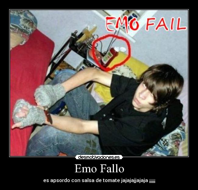 Emo Fallo - es apsordo con salsa de tomate jajajajjajaja ¡¡¡¡¡