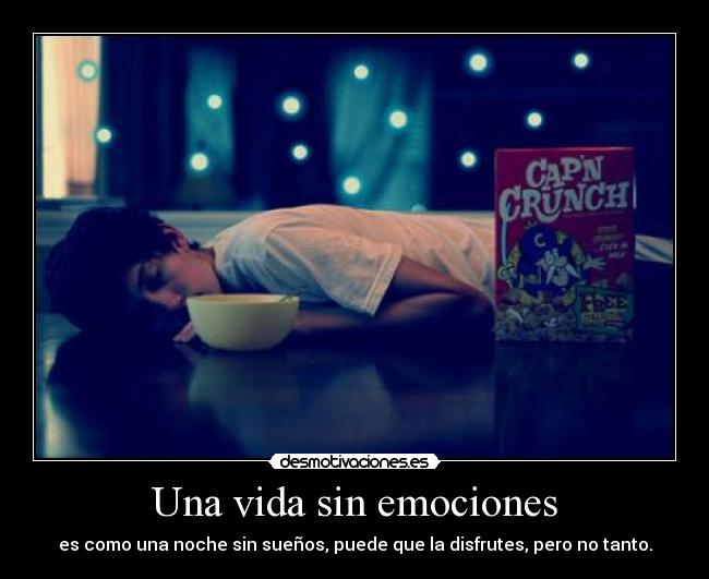 Una vida sin emociones - 