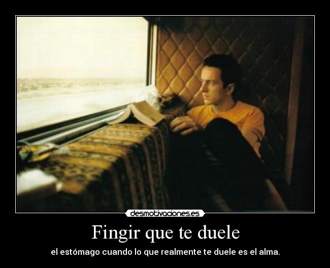 Fingir que te duele - 