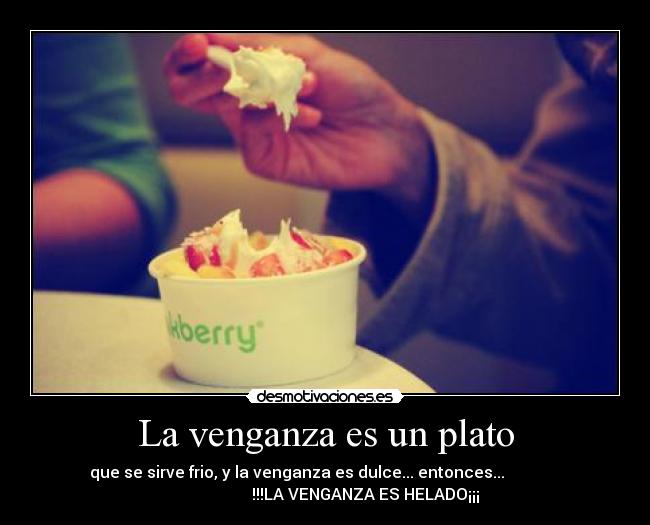 La venganza es un plato - 