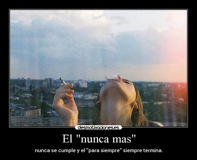 El nunca mas -