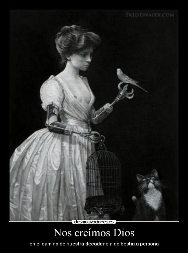 Nos creímos Dios - en el camino de nuestra decadencia de bestia a persona