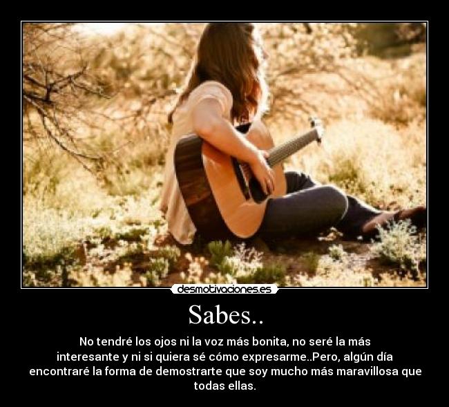 Sabes.. - 