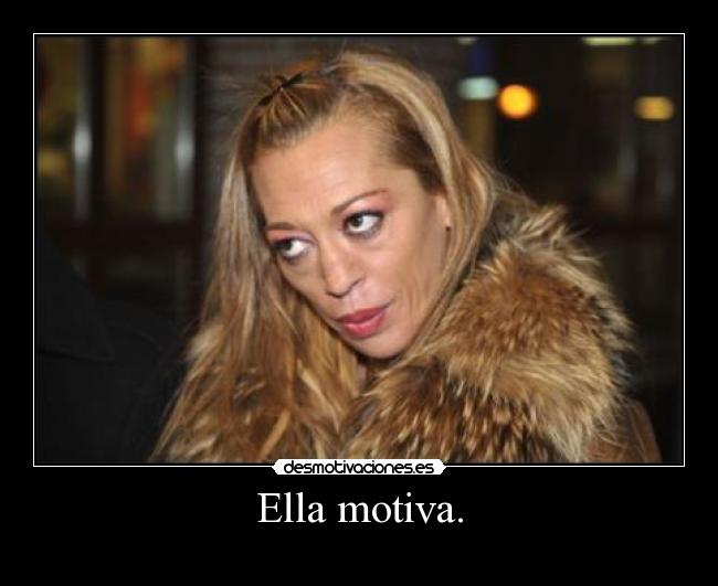 Ella motiva. - 