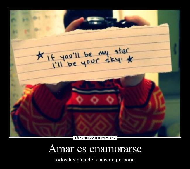 Amar es enamorarse -