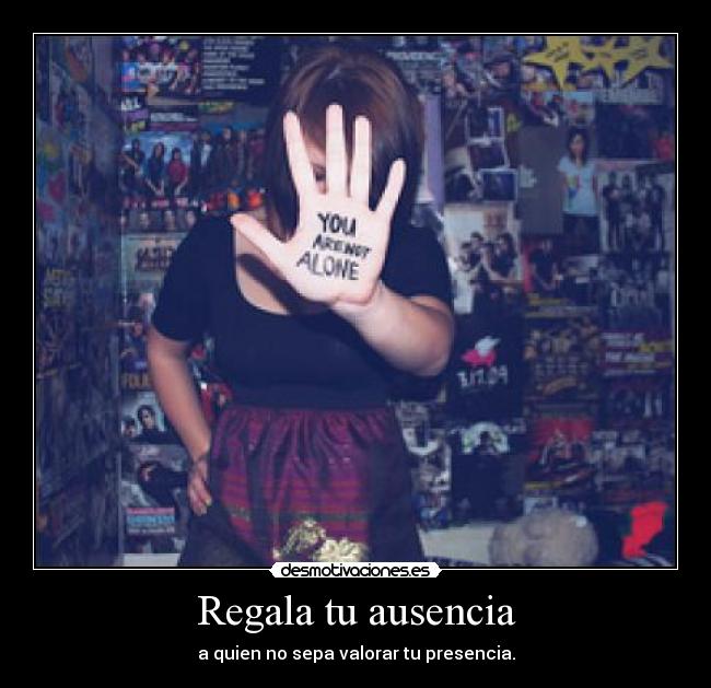 Regala tu ausencia - 