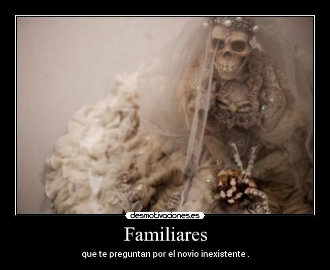 carteles beeluam familiares que preguntan por novio inexistente desmotivaciones