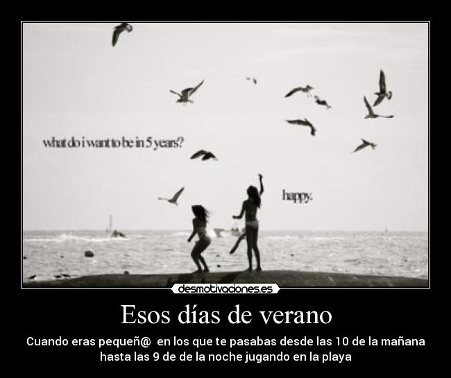 carteles verano playa verano pequeno jugar desmotivaciones