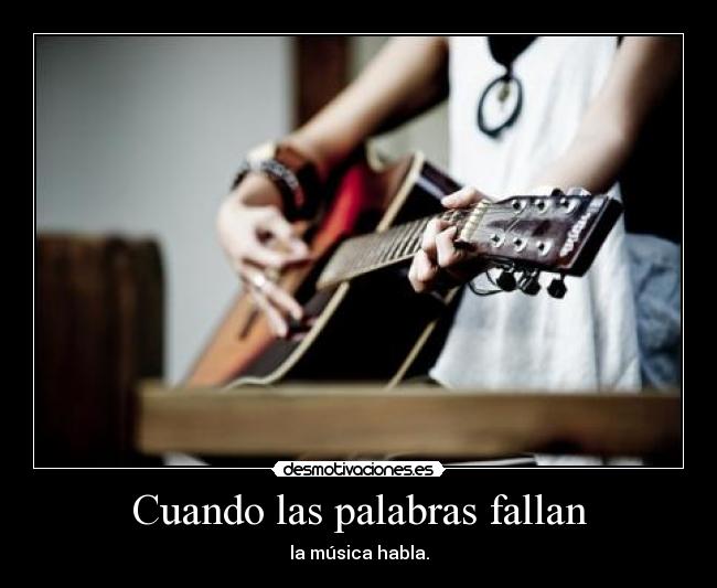 Cuando las palabras fallan -