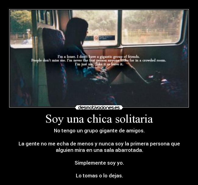 Soy una chica solitaria - 