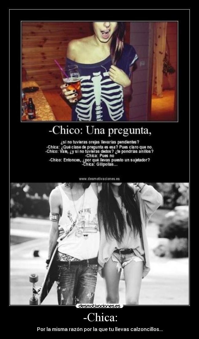 carteles chicas chiste desmotivaciones