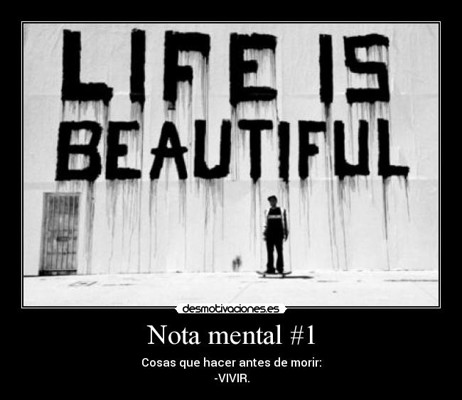 Nota mental #1 - 