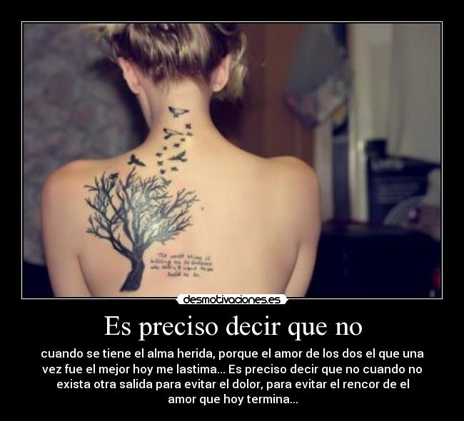 Es preciso decir que no - 