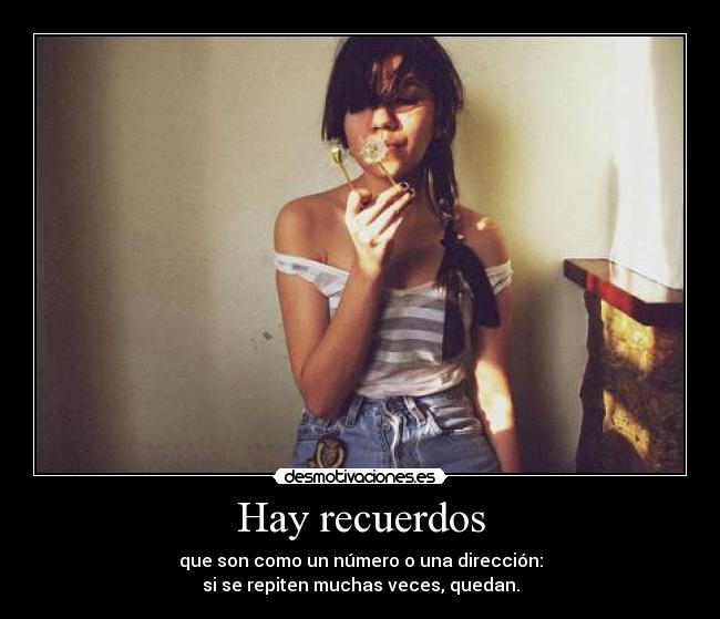 Hay recuerdos - 