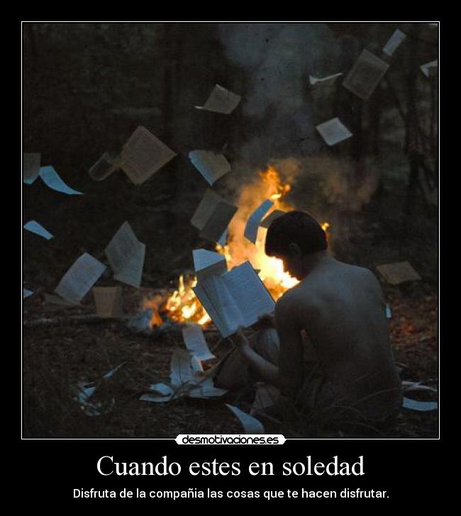 Cuando estes en soledad -