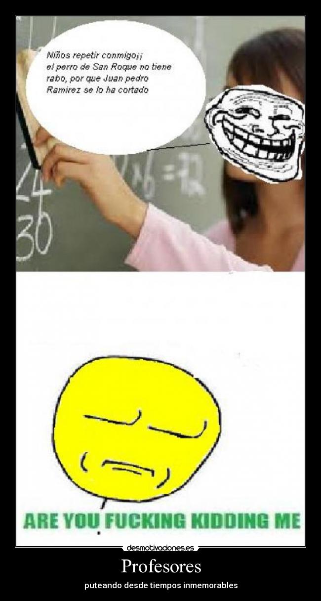 Profesores - puteando desde tiempos inmemorables