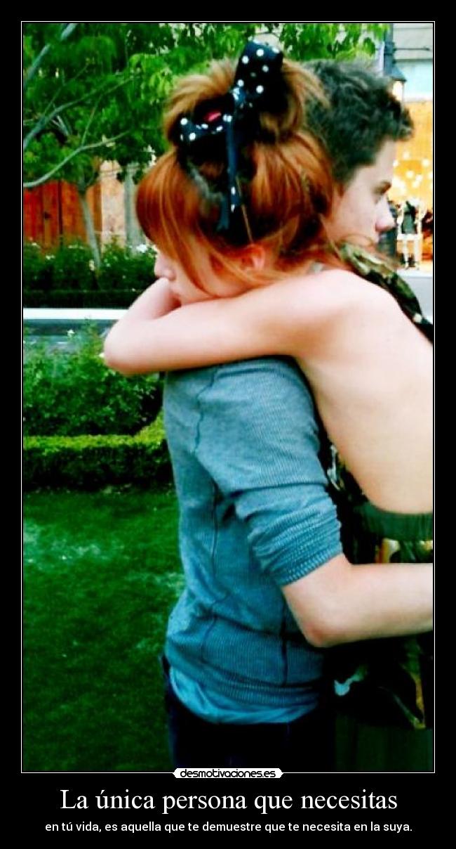 La única persona que necesitas -