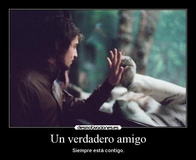 Un verdadero amigo - Siempre está contigo.
