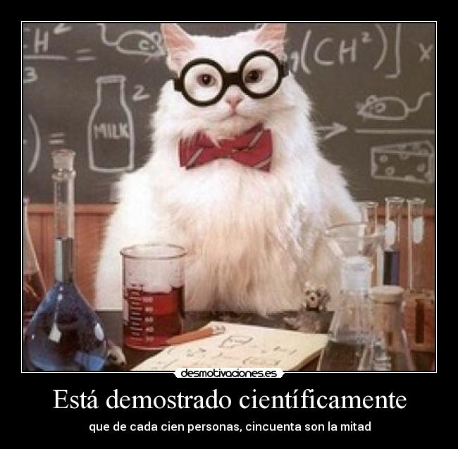 Está demostrado científicamente - 