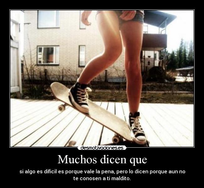 Muchos dicen que -