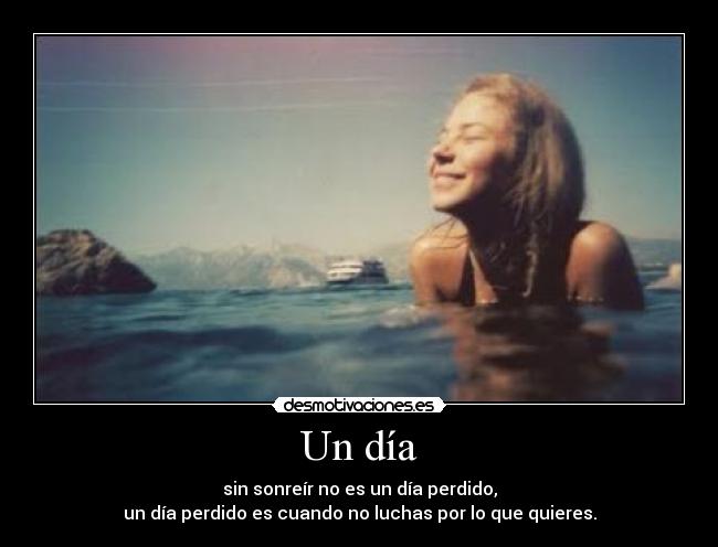Un día -