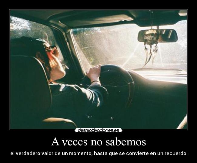 A veces no sabemos -