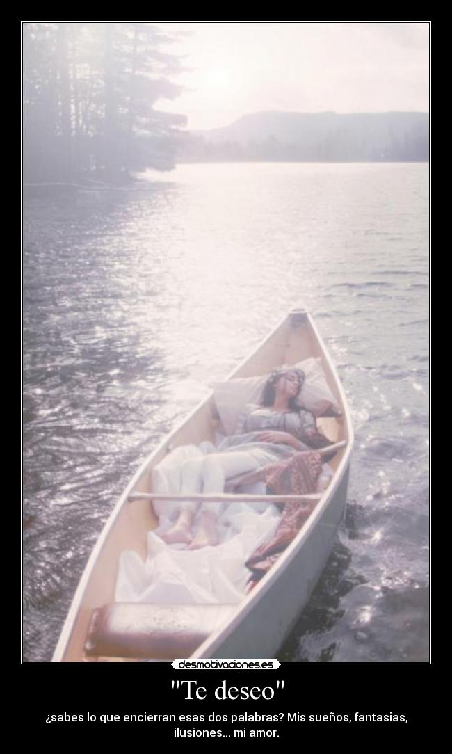 Te deseo -