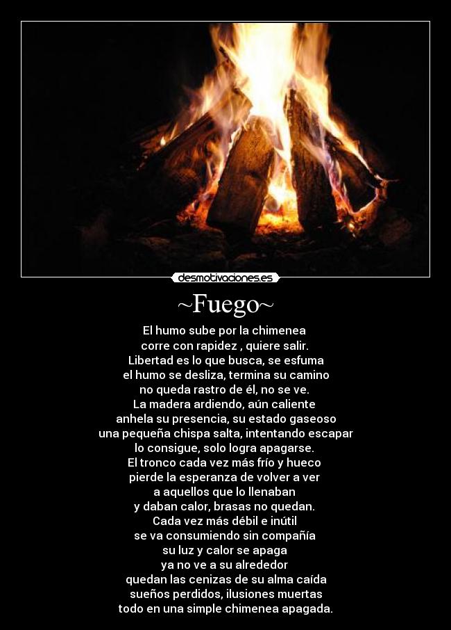 carteles fuego desmotivaciones