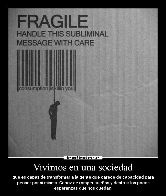 Vivimos en una sociedad - 
