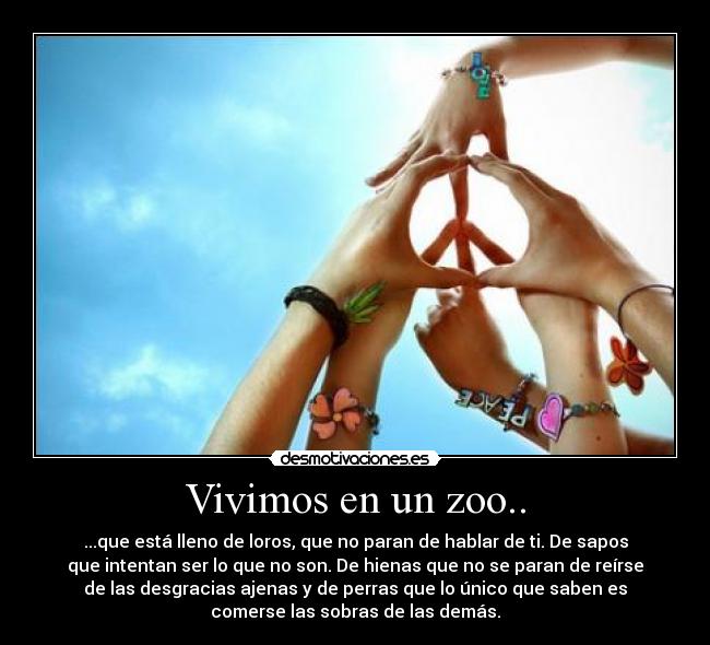 Vivimos en un zoo.. -