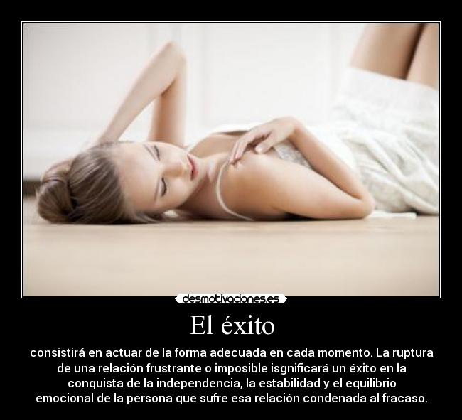 El éxito -
