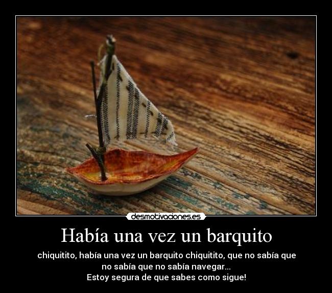 Había una vez un barquito -
