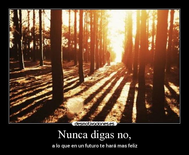 Nunca digas no, - 