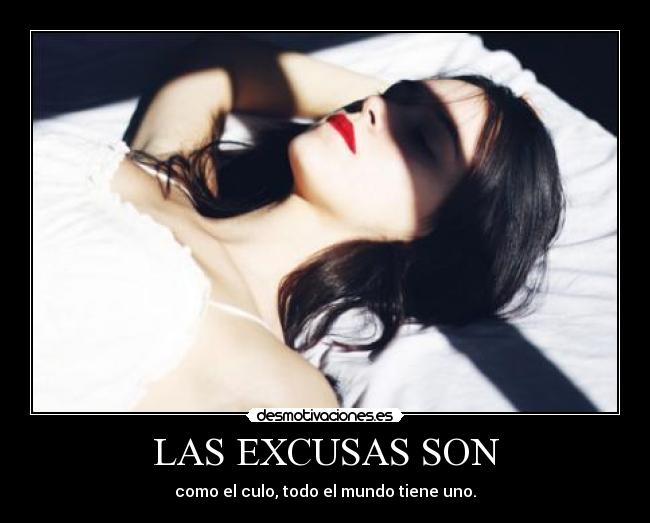 LAS EXCUSAS SON -