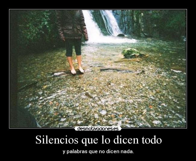 Silencios que lo dicen todo - y palabras que no dicen nada.