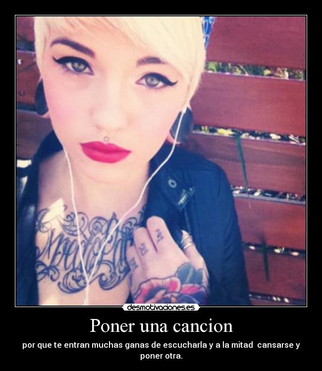 Poner una cancion - 
