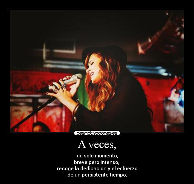 A veces, - 