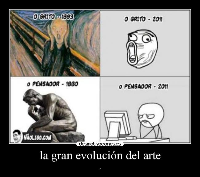 la gran evolución del arte - 