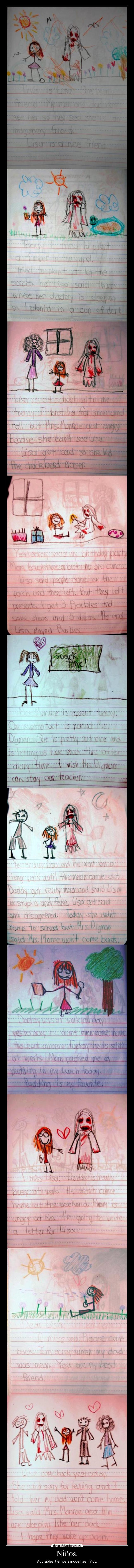 Niños. - Adorables, tiernos e inocentes niños.