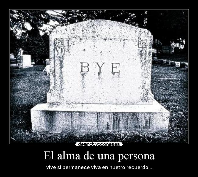 El alma de una persona - 