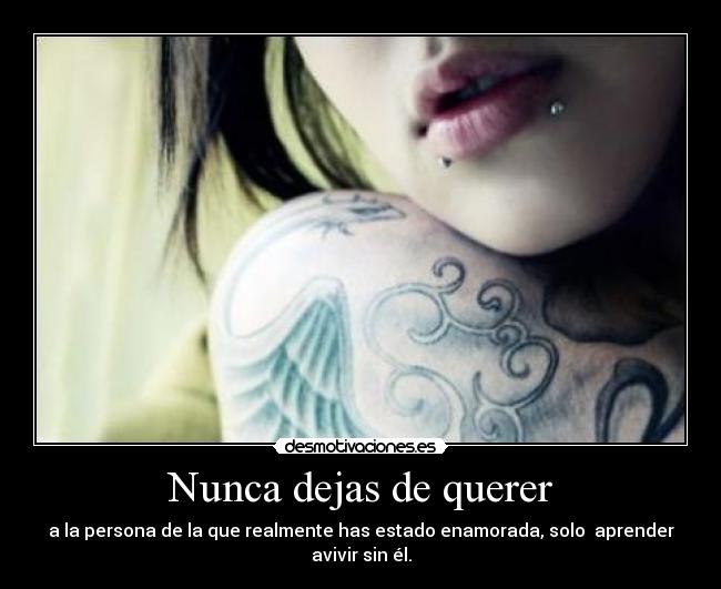 Nunca dejas de querer -