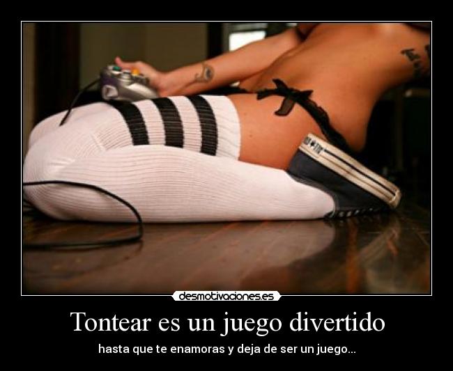 carteles juego tontos pierde que enamora canarionaa tonta desmotivaciones