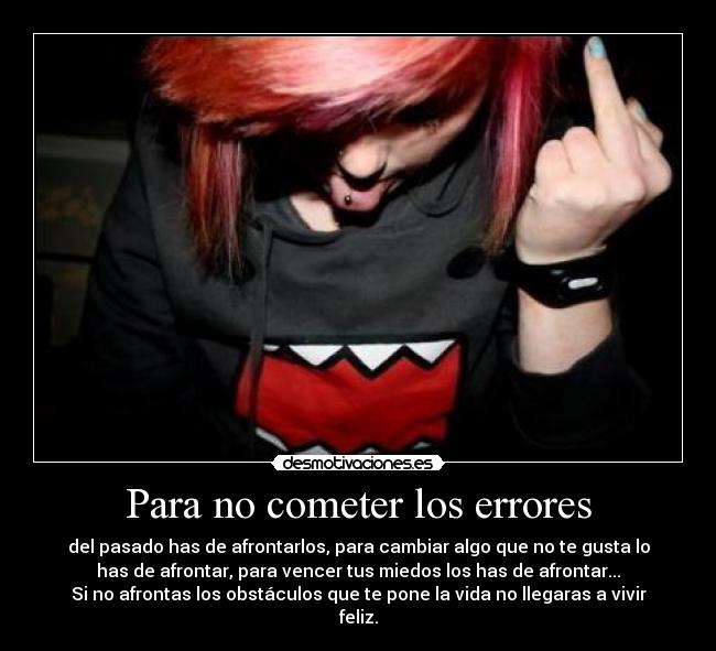 Para no cometer los errores - 