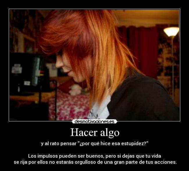 Hacer algo - 