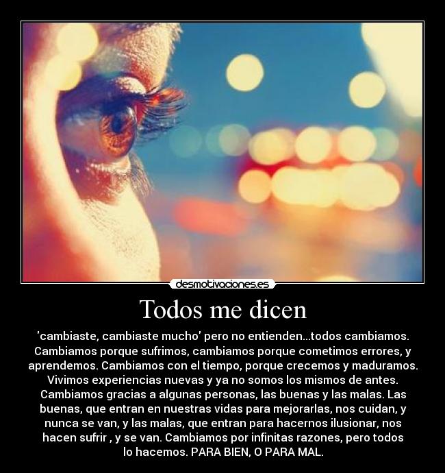 Todos me dicen -