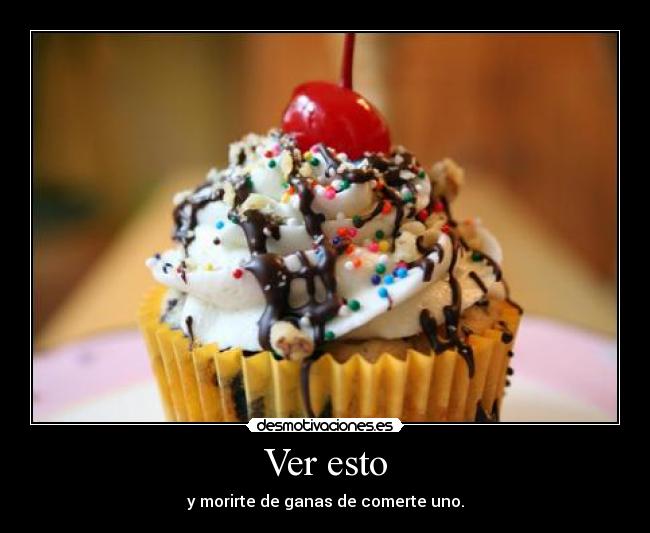 Ver esto - y morirte de ganas de comerte uno.